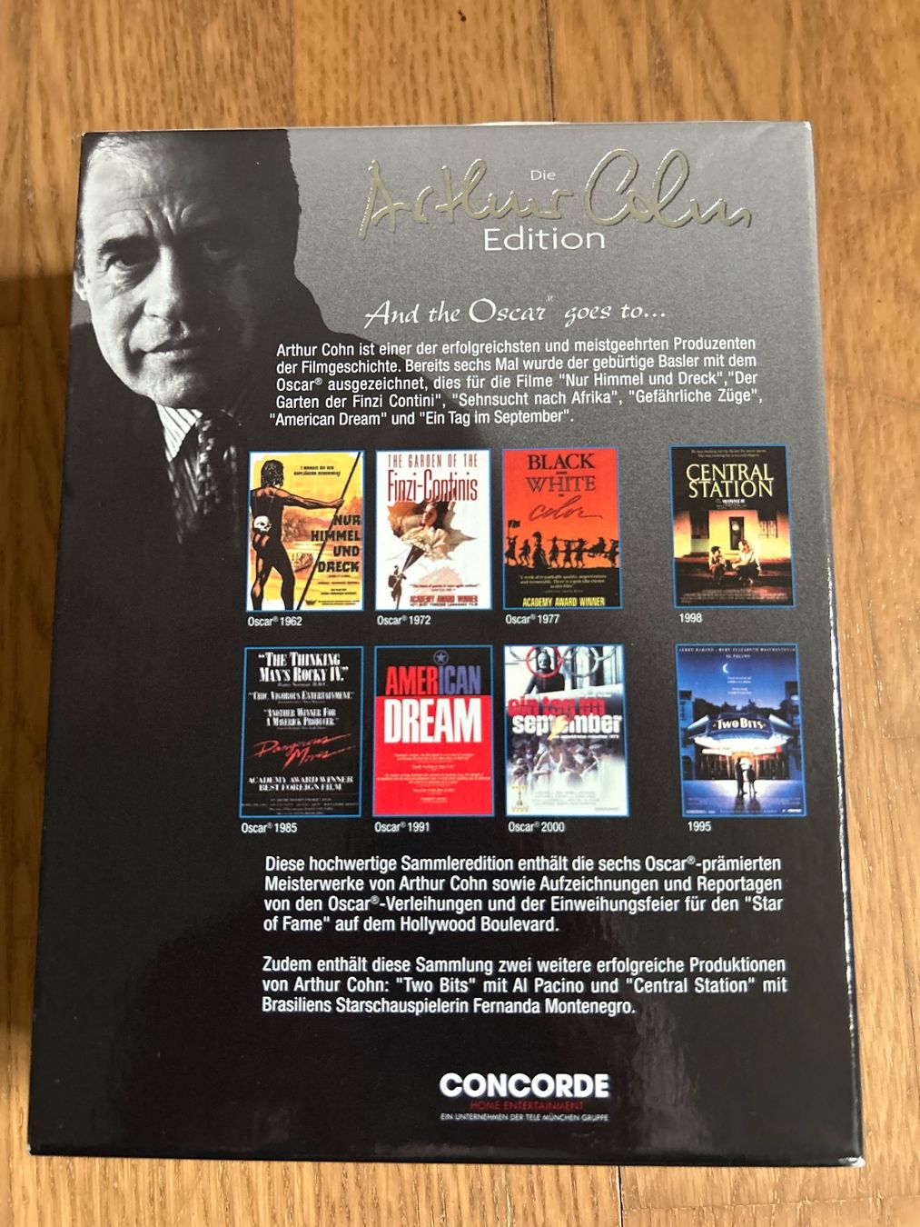 Tutti i DVDs: DVD Sammlung Arthur Cohn Edition 8 Filme – Usato da Rünenberg venduto da zgrampi 2
