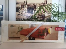 Bodum Lachsbrett mit Messer ! neu !