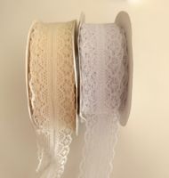Ribbons with lace - 2 meters in total for 1 Fr