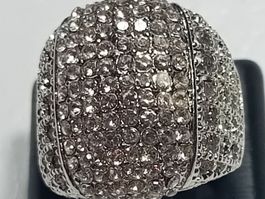 ring modeschmuck mit echt kristall
