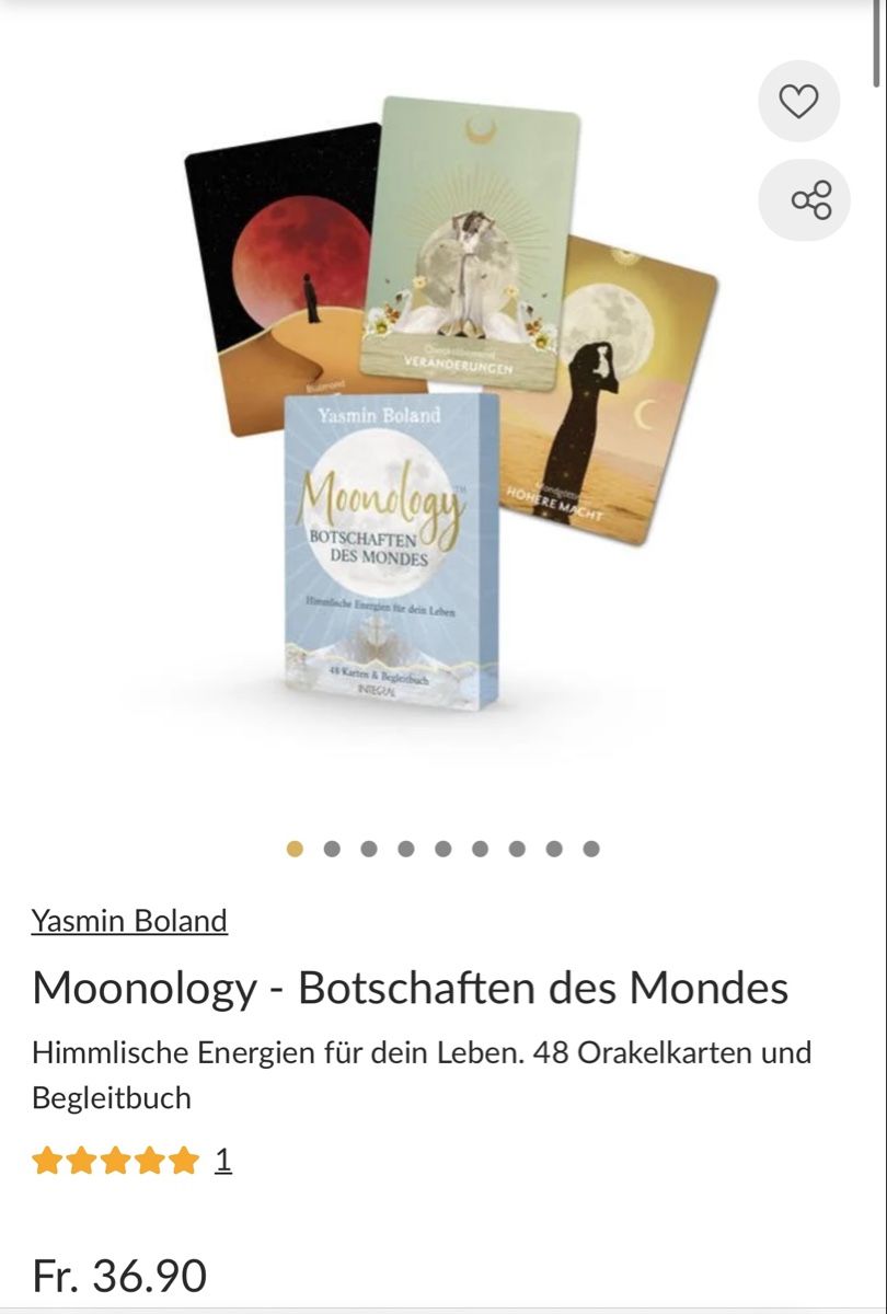 Libri: Moonology - Botschaften des Mondes – Nuovo (secondo la descrizione) da Solothurn venduto da Vintage87 3