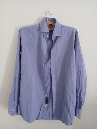 Van Laack Royal Violet Slim Fit Shirt Men
