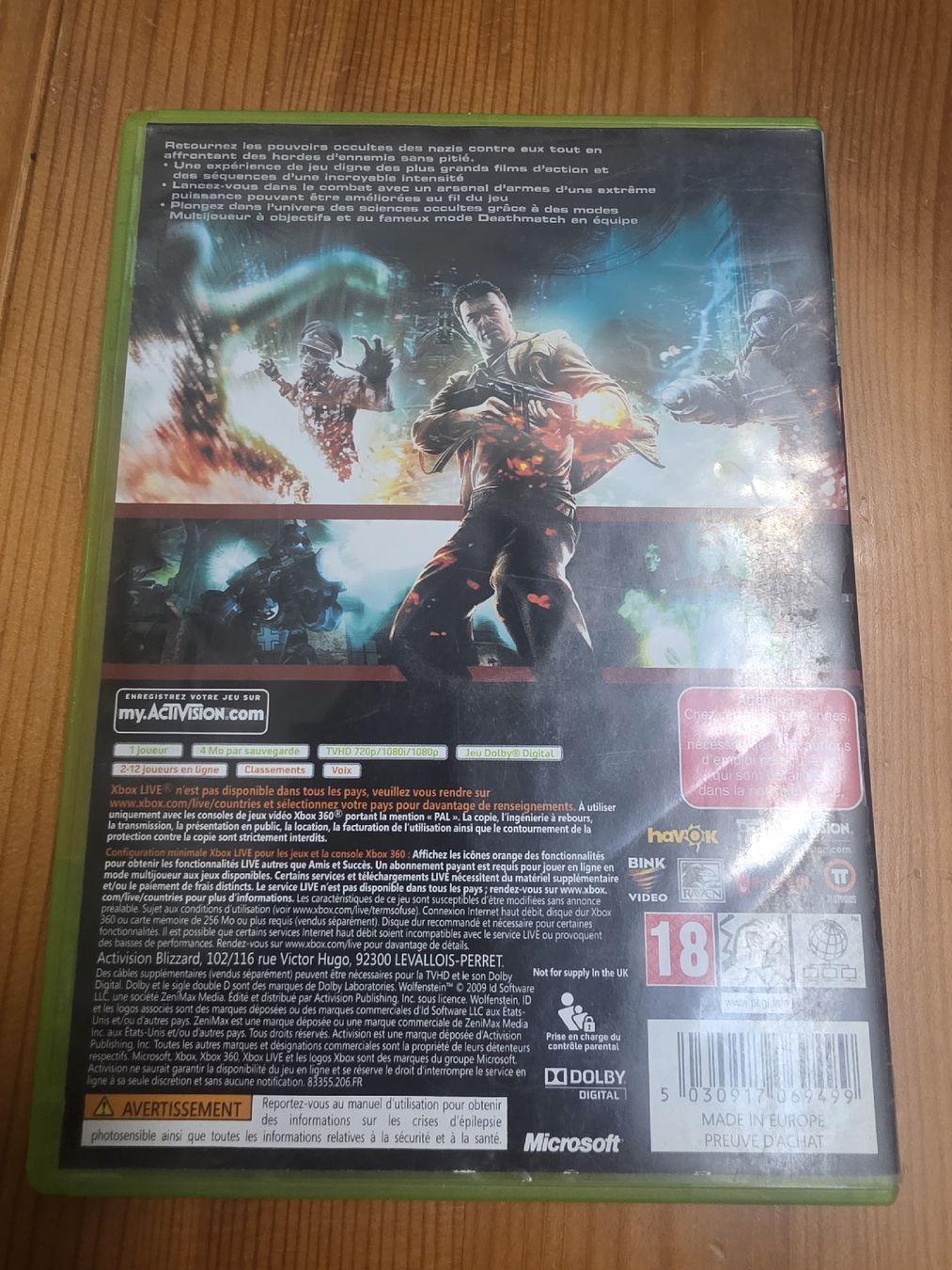 Giochi: Wolfenstein Xbox 360 – Usato da Chavornay venduto da Crash37 1