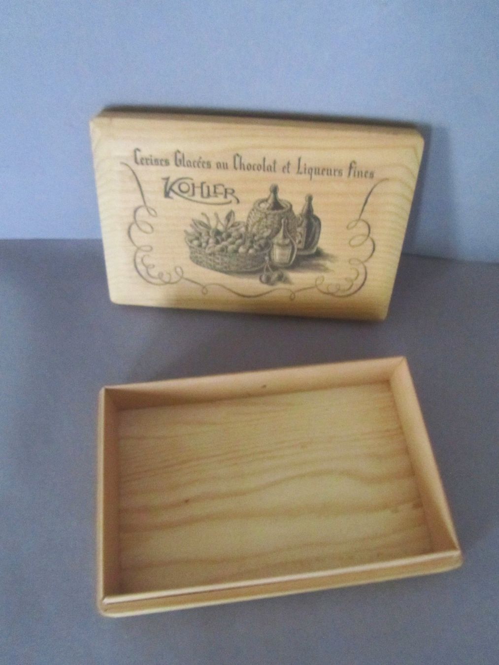 Portagioie: Vintage Holzschatulle, Chocolates Kohler! – Usato da Seengen venduto da mikelele 2