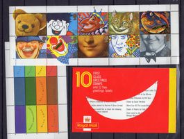 R5583  /  Carnet de voeux 1990 " sourire " complet neuf XX