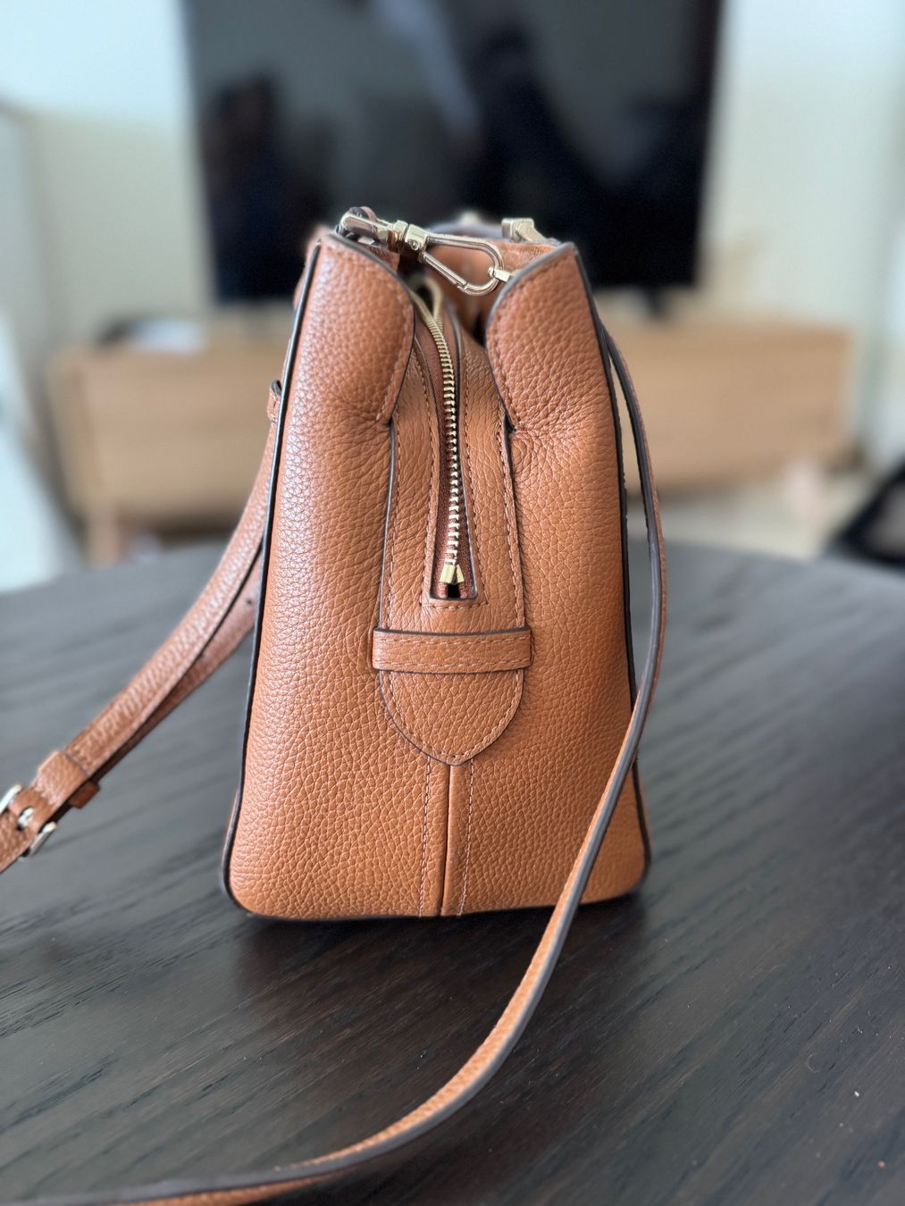 Kate Spade Borse da donna: Kate Spade handbag brown pebble leather medium – Usato da Genève venduto da desti_prtw 2