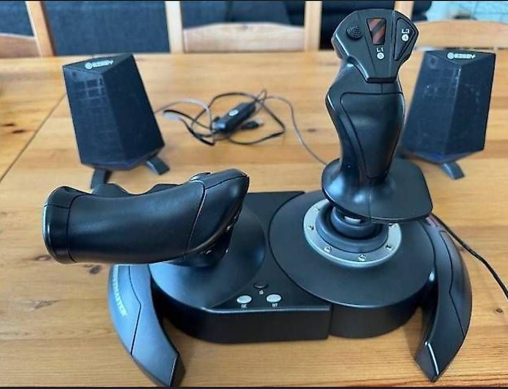 Controller: Thrustmaster Joystick/Throttle plus Gaming-Lautsprecher – Usato da Willerzell venduto da Snowflake222 1