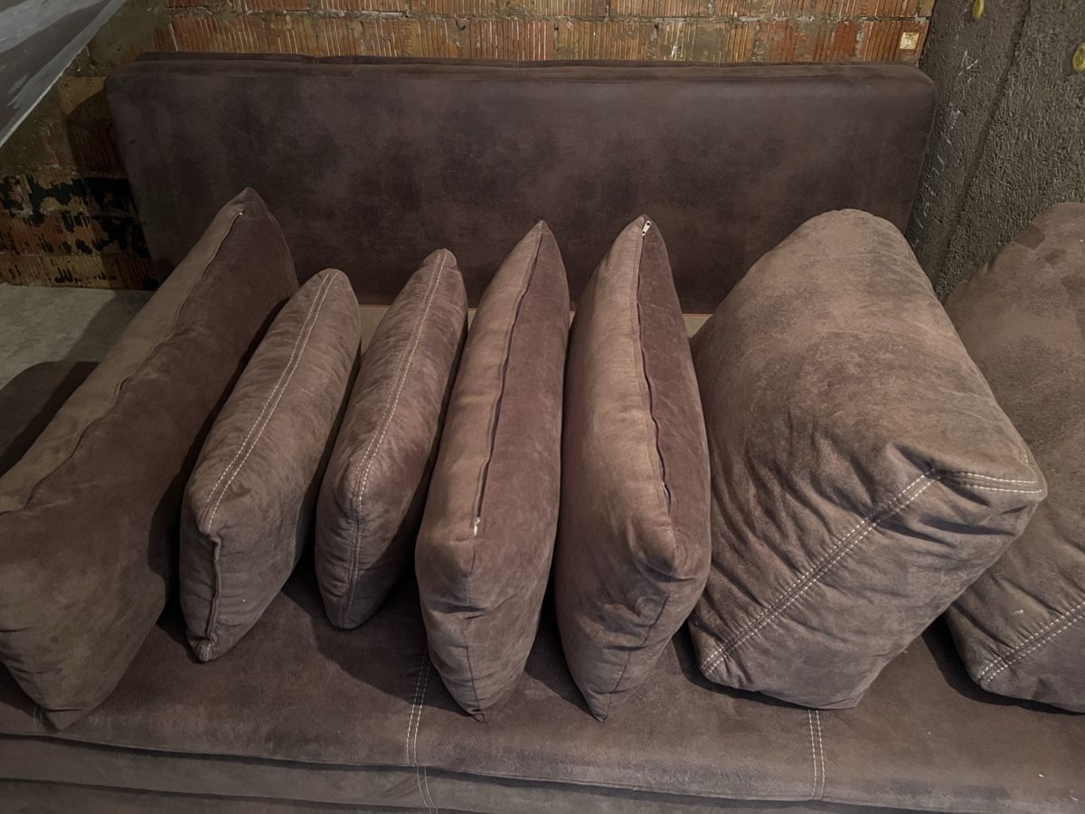 Divani: Bettsofa mit Wildlederoptik – Nuovo (secondo la descrizione) da St. Gallen venduto da OneDollarShop 6