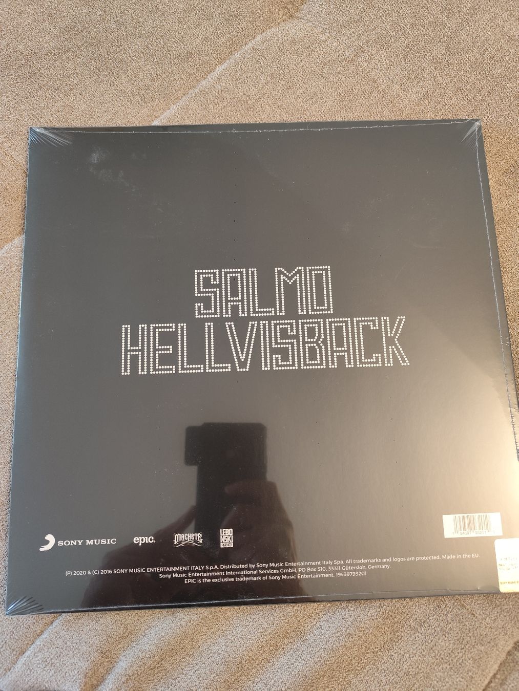 Dischi in vinile: Salmo hellvisback sealed vinyl – Nuovo e nell'imballaggio originale da Zuerich venduto da Culoshaker 1