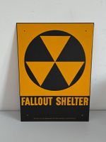 Fallout Shelter Schild - Blech DOD FS No. 2 - Zivilschutz