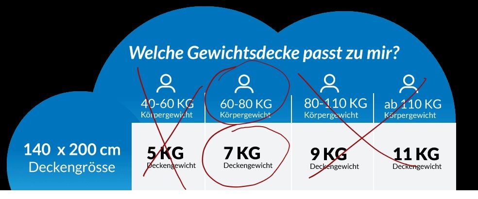Coperte: Couverture lestée / Gewichtsdecke 140x200 – Usato da Neuenegg venduto da chl_gjw8 5