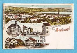 Boniswil - Handlung Holliger - Kochschule - Eisenbahn - 1905