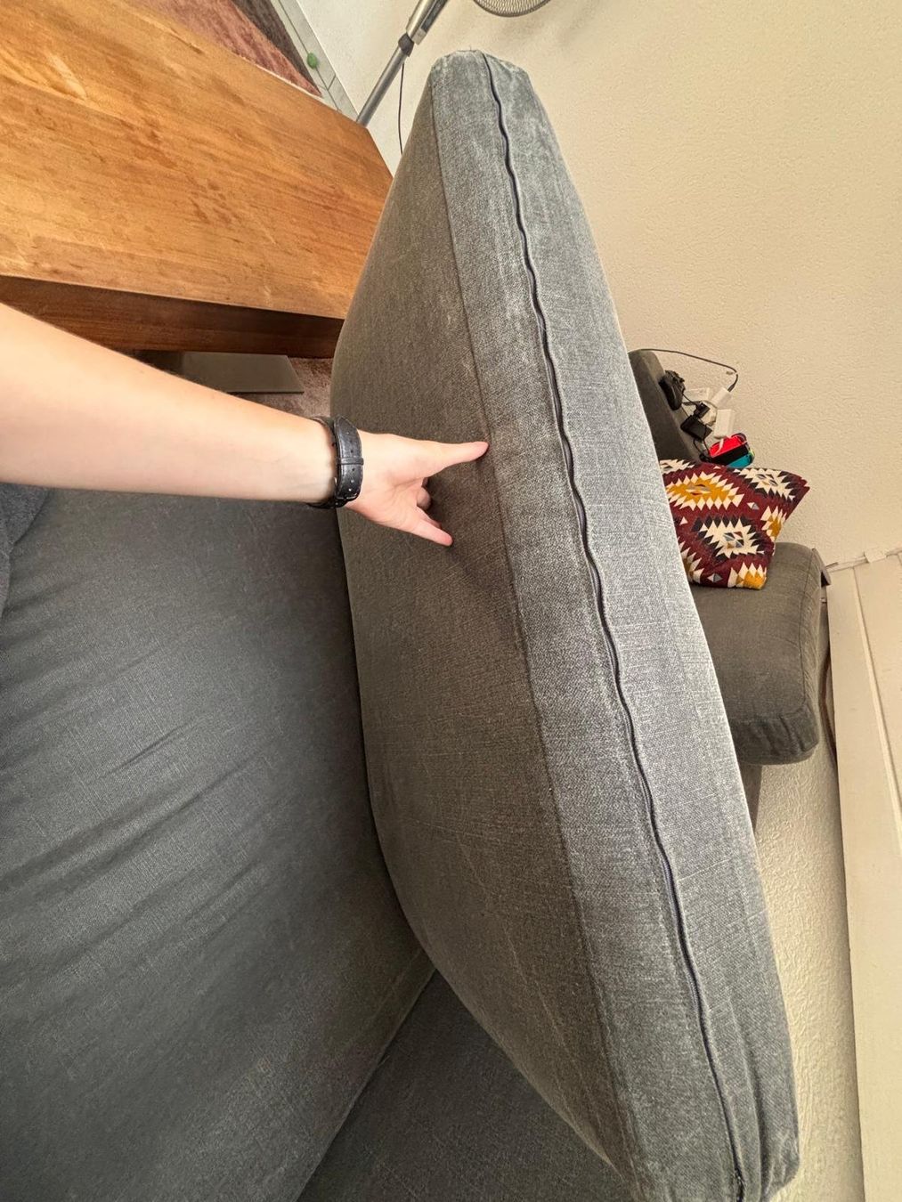 Livique Sofas: Ecksofa anthrazit farbig gebraucht – Gebraucht aus Kaisten von Florian366 1