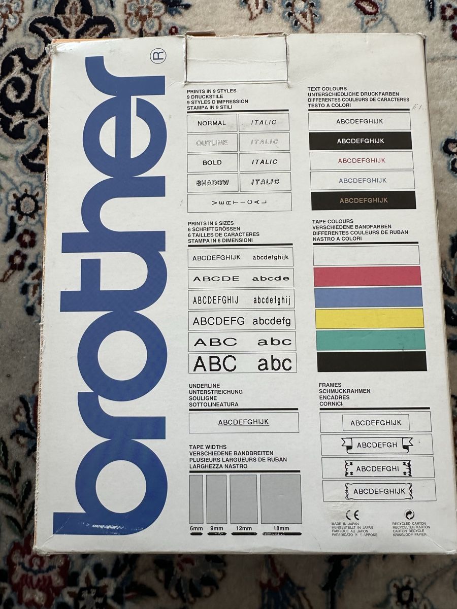 Brother Drucker: Brother P-Touch 310 SP. – Gebraucht aus Ostermundigen von airpassport 3