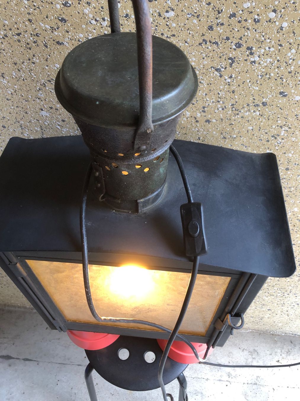 SBB/CFF/FFS Lampade: Antike SBB Laterne (elektrisch) – Usato da Lenzburg venduto da Alfred1341 8