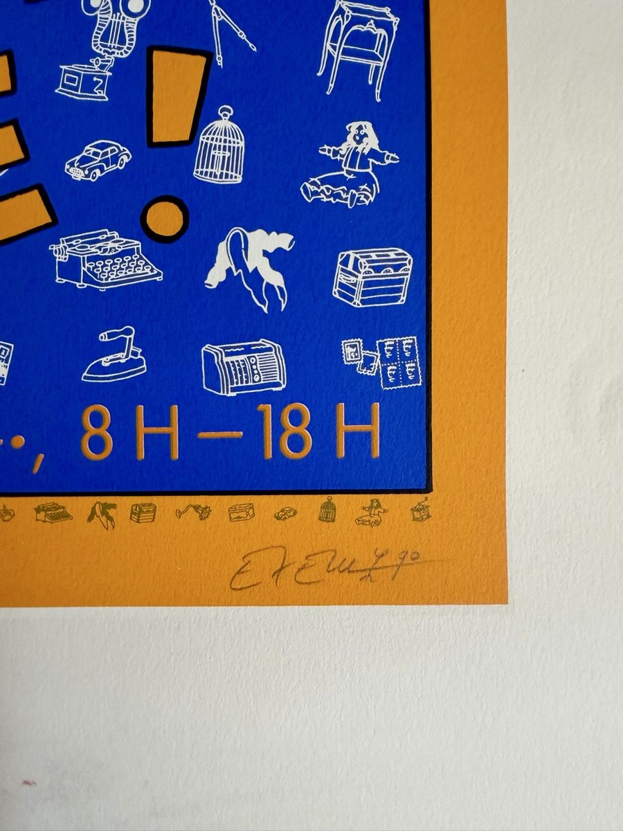 Poster & Bilder: Affiche EXEM 1990, édition signée  – Gebraucht aus Choulex von collectart 6