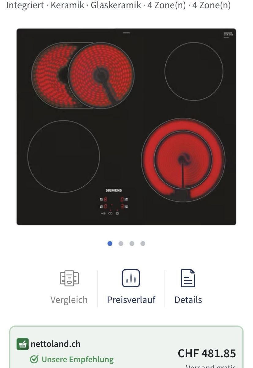 Siemens Elettrodomestici da cucina: Siemens Kochfeld Neue  – Nuovo (secondo la descrizione) da Kriens venduto da cna_56xl 4