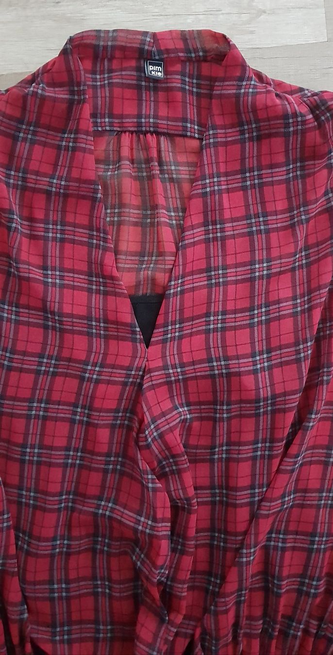 Pimkie Vestiti: Mini Kleid rot kariert Grösse M / L – Usato da Kriens venduto da angelaruediger