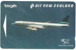 Telefonkarte Neuseeland NZ-A-42 Flugzeug Douglas DC-8