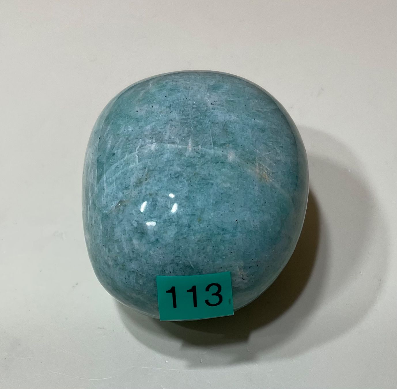 Minerali & Pietre curative: Wunderschönen Amazonit Stein Free Form Handschmeichler – Nuovo (secondo la descrizione) da Gibswil venduto da BestePreis 2