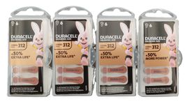 Duracell Hörgerätebatterien 312 | 4 Pack 24 Stück | NEU&OVP!