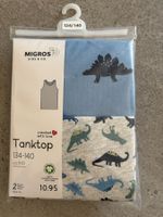 Lot de 2 débardeurs t-shirt tanktop taille 134 - 140 neuf