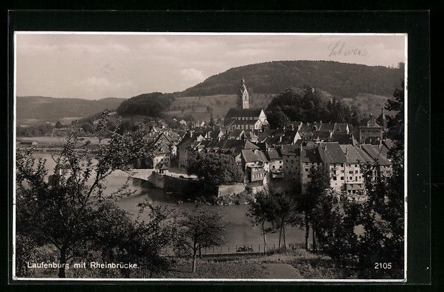 Cartoline postali: Laufenburg, Ortspartie mit der Rheinbr – Usato da Berlin venduto da bartko-reher
