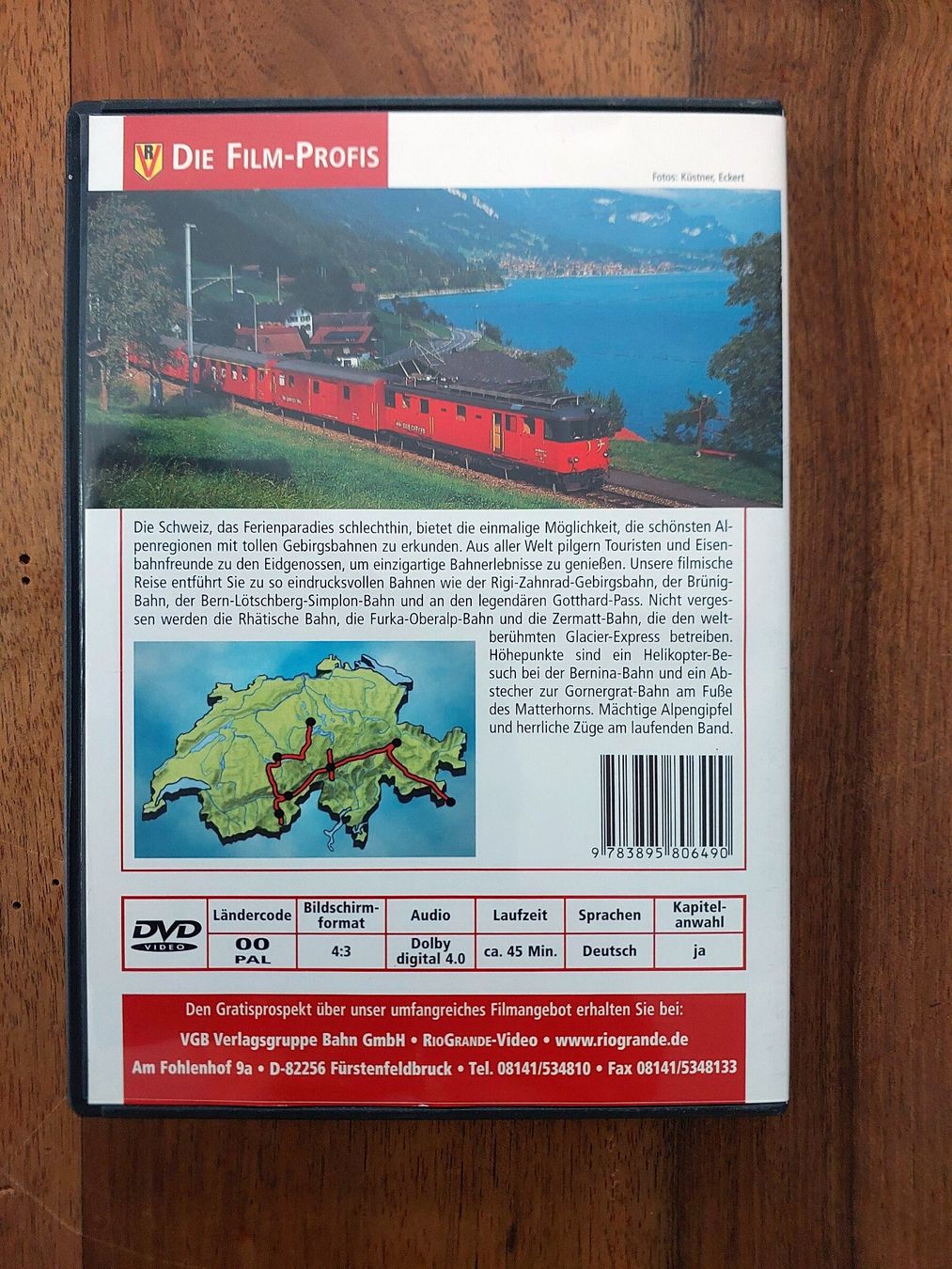 Tutti i DVDs: Die schönsten Schweizer Alpenbahnen - DVD – Usato da Schönenwerd venduto da Steidi 2