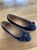 Gabor Ballerinas Gr. 39 Schwarz mit Blumenapplikation
