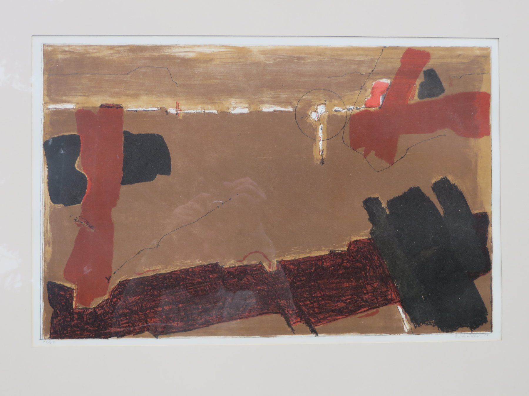 Grafica & Litografie: Josef Ebnöther 1937-2026 grosse Litho "Morgen" – Usato da Bad Ragaz venduto da FutureZ 1