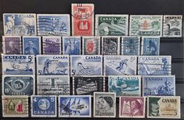 Kanada 1950er Lot Pfadfinder UPU NATO Industrie gestempelt o