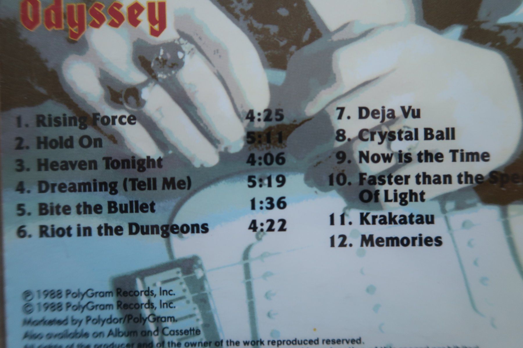 CD: YNGWIE MALMSTEEN - RISING FORCE - CD – Usato da Basel venduto da Patiscat 2