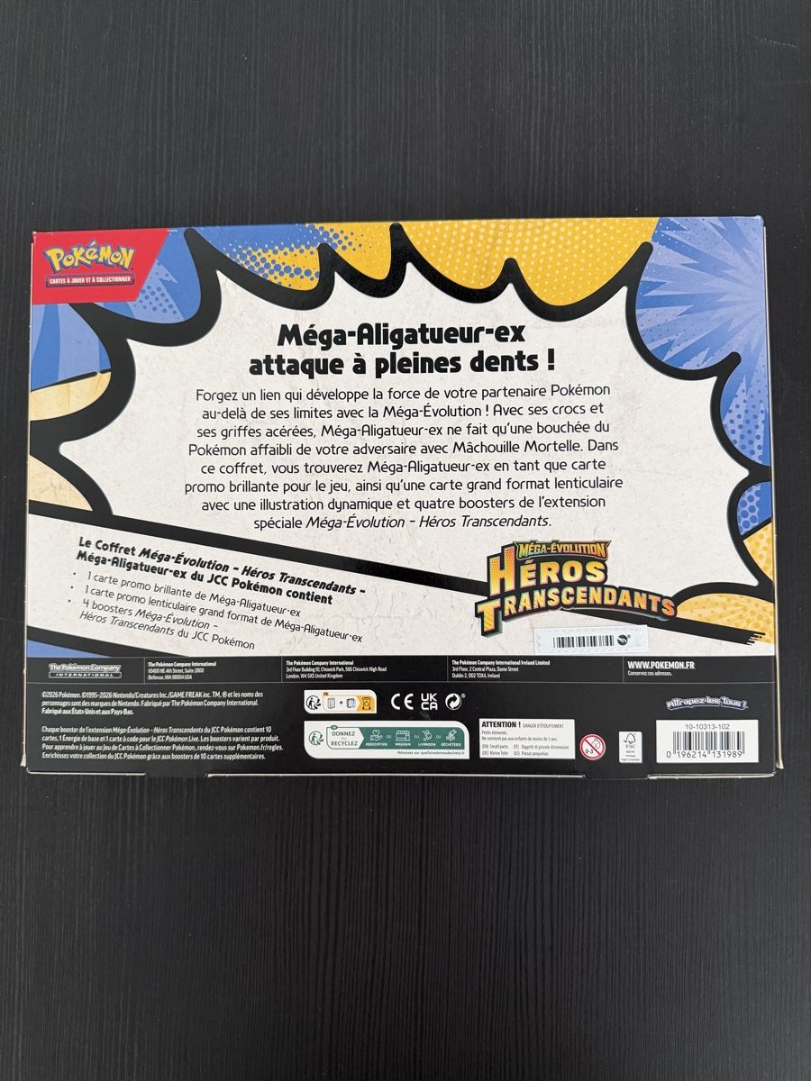 Pokémon Sammelbilder & Trading cards: Heros Transcendent Coffret Mega-Aligateur-ex – Neu und originalverpackt aus Uetendorf von burri92 1