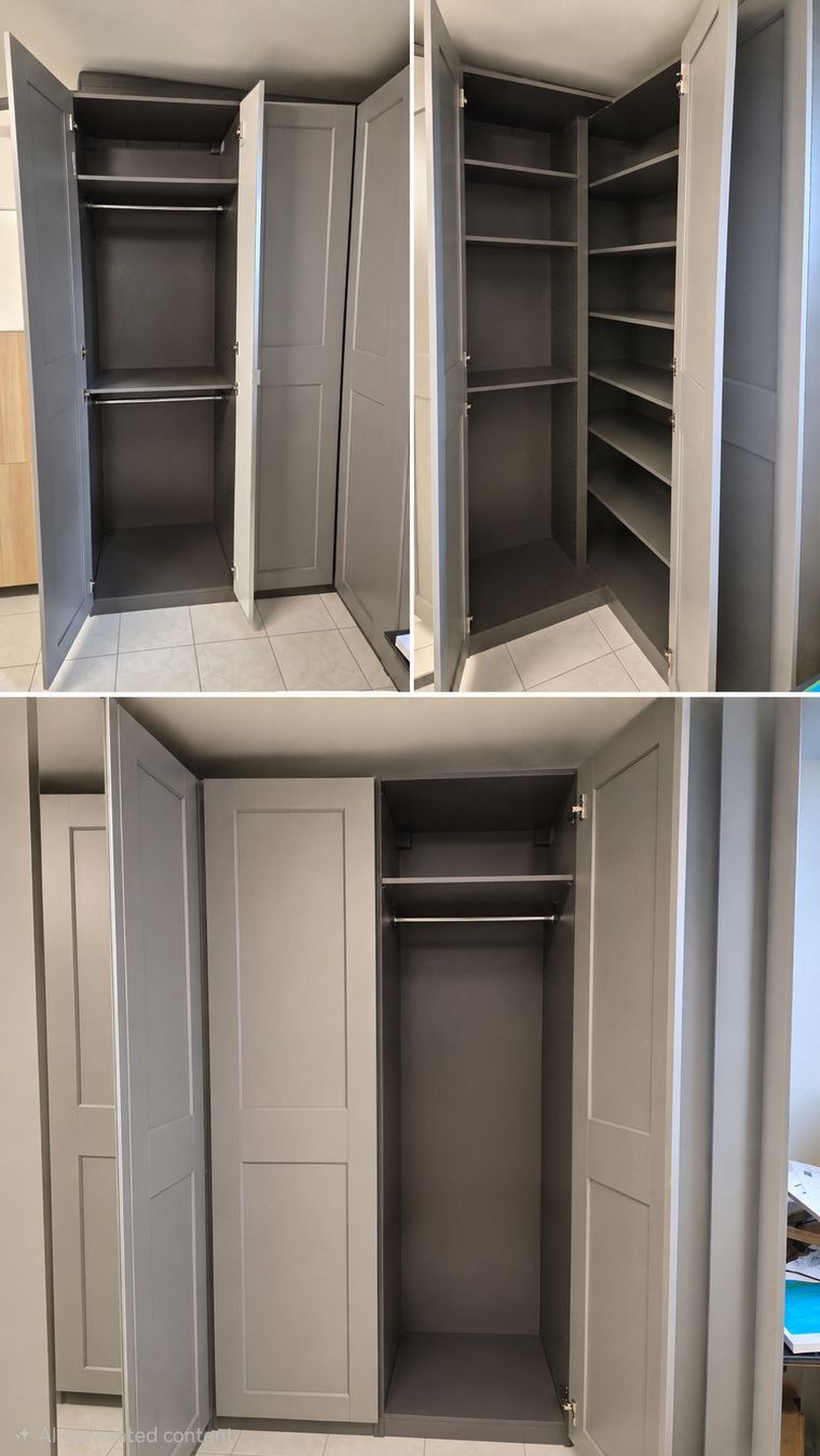 Armadi: Grey corner wardrobe for sale, great condition – Usato da  venduto da  1