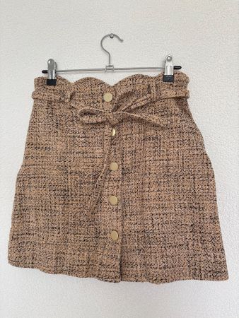 Rock Tweed beige Grösse 36 neuwertig