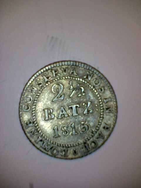 Tutti le monete: Luzern 2 1/2 Batzen 1815 "RESPUBLICA" – Usato da Pfungen venduto da Aguti77 1