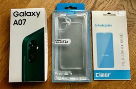 Ungeöffnet Samsung Galaxy A 07 mit 128Gb Farbe:Grün
