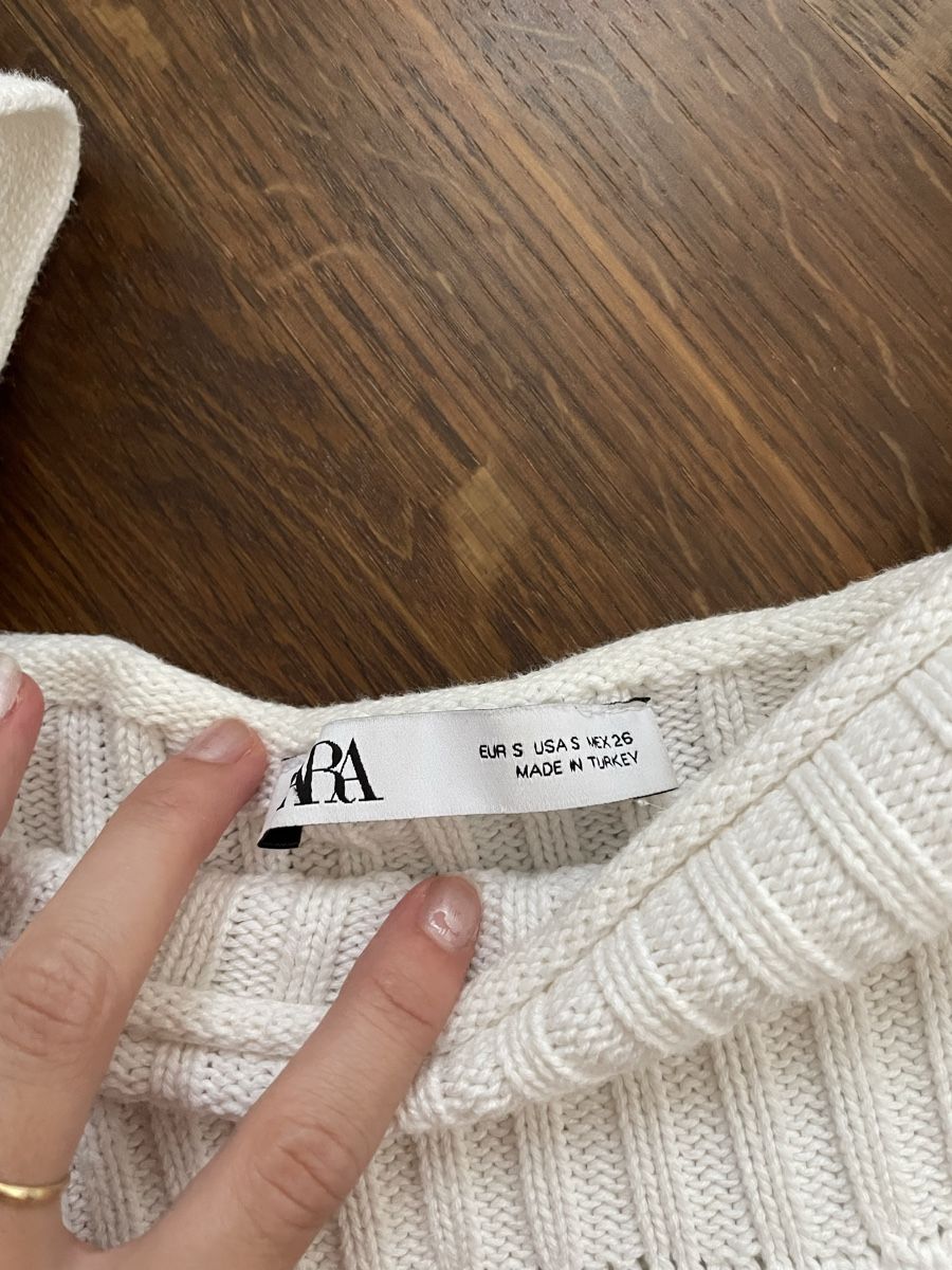 Zara Top: Zara Strick- / Häkeltop aus Mexiko – Usato da Liestal venduto da ela_2g9s 2