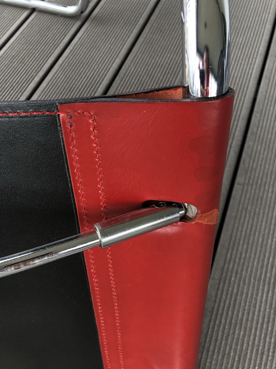 Sedie: Mobilia Italia Leder Freischwinger Rot – Usato da Fribourg venduto da ann_l9b7 8
