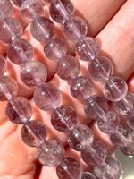 100% natürlicher, ungefärbter Amethyst-Armband, 8 mm