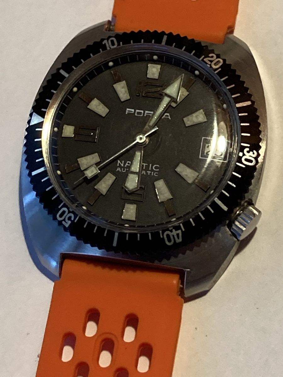 Orologi: Porta Diver Vintage Uhr Automatic 38 mm – Usato da Glattbrugg venduto da vintagemania 2