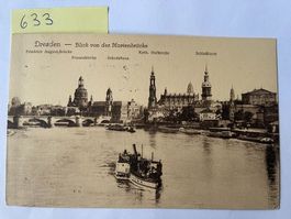 alte Ansichtskarte Dresden Marienbrücke, 1932