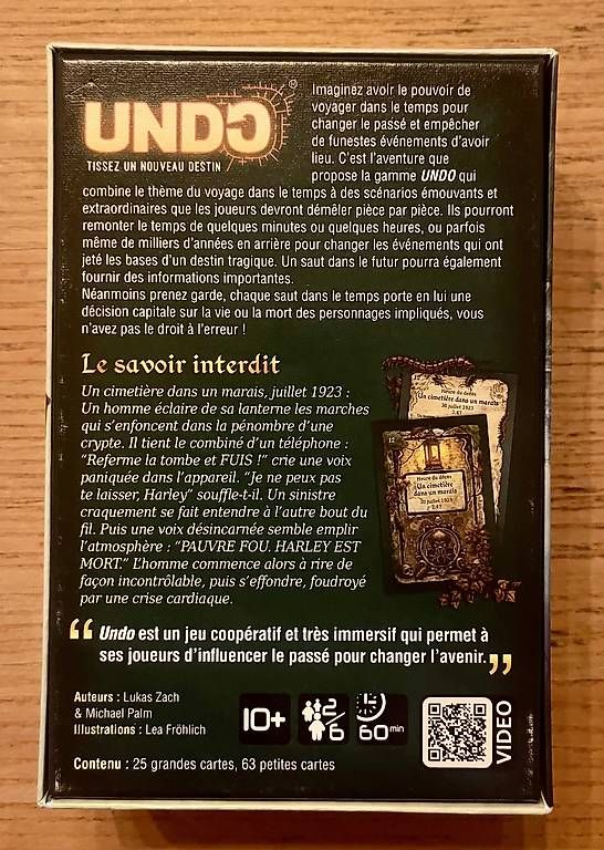 Spiele: Undo - Le savoir interdit  – Gebraucht aus Sugiez von Essenti3L 2