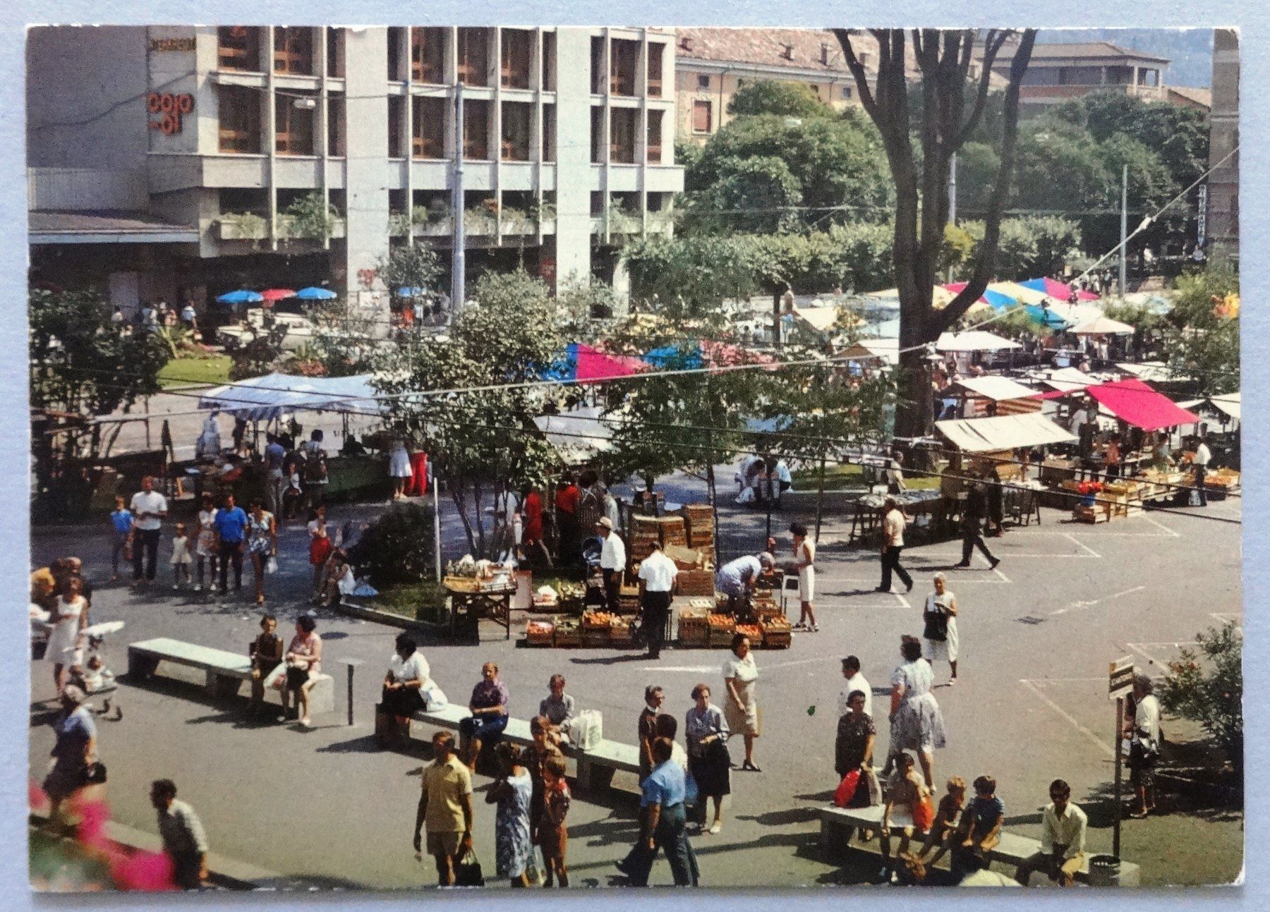 Cartes postales: Lugano - Il mercato – D'occasion à Fétigny par Billy2miny