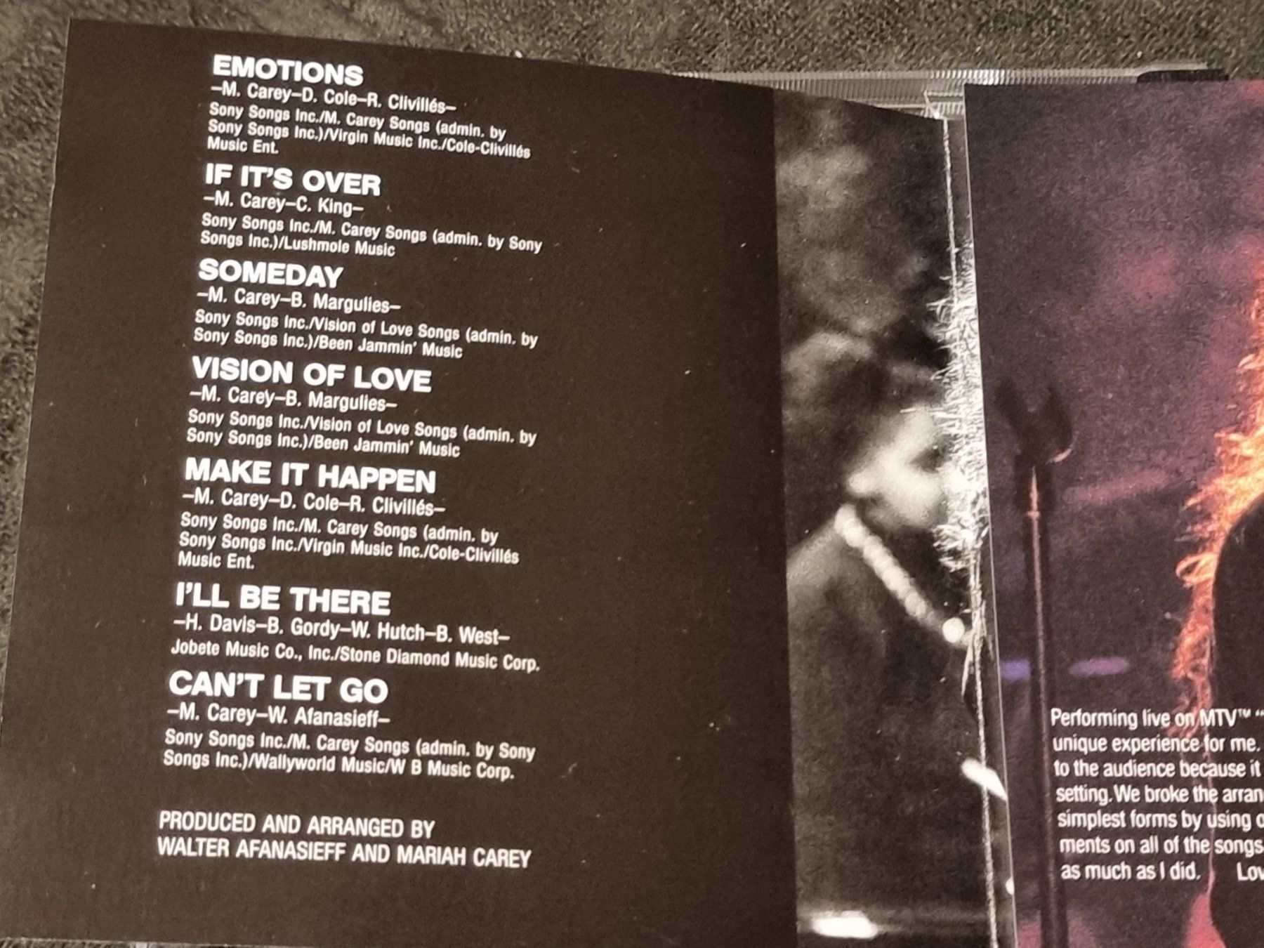CD: Mariah Carey : MTV Unplugged - CD – Usato da Villigen venduto da Tschachtlan 5