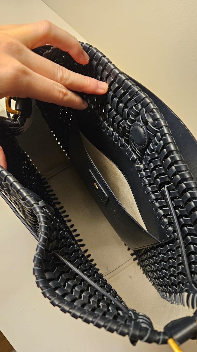 Anya Hindmarch Borse da donna: Anya Hindmarch - Neeson Tote Bag Blue – Usato da Unterägeri venduto da Elmilokim 2