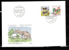 1994/95 - FDC / Tiere / Ziegen & Hühner