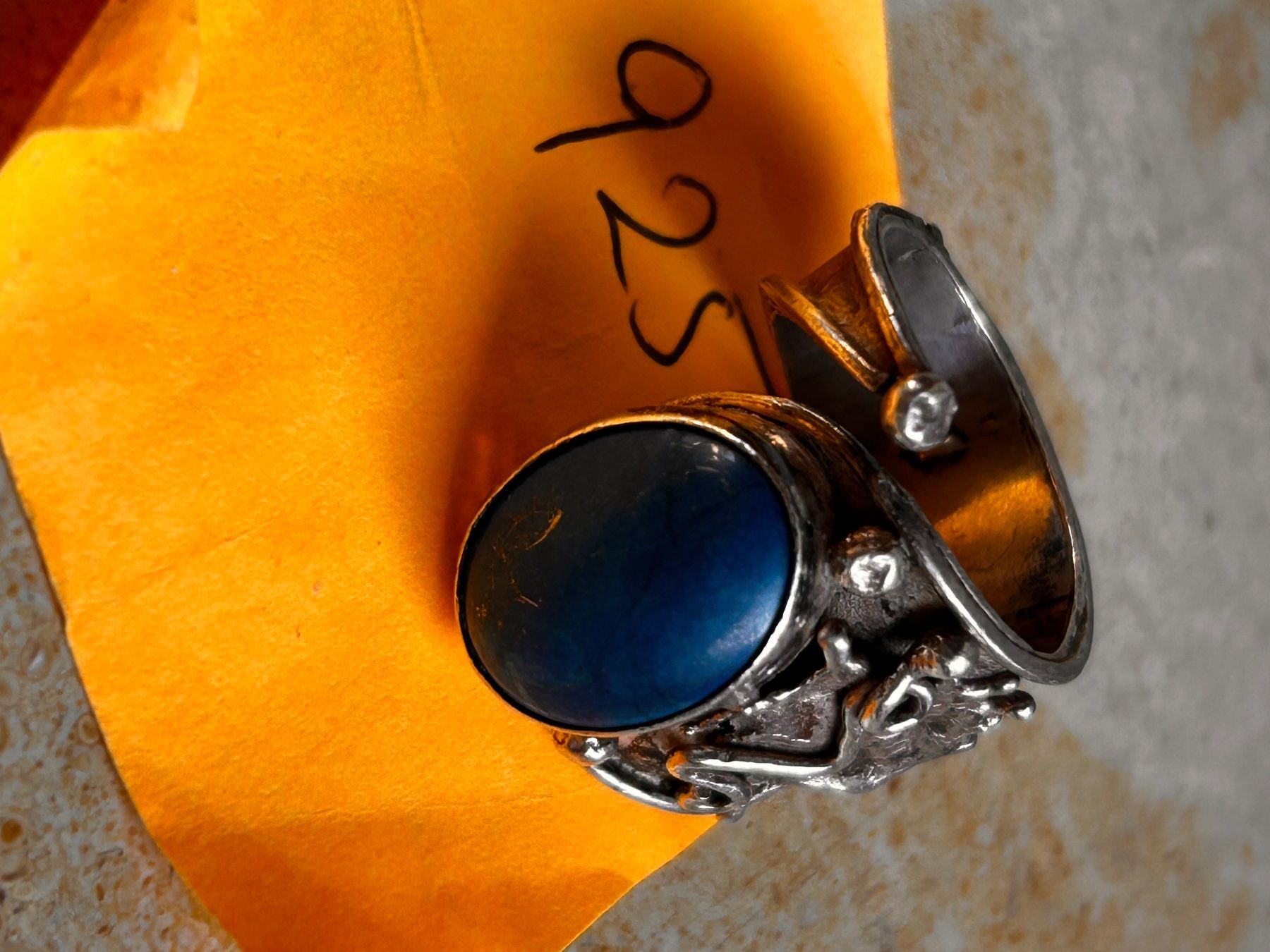 Anelli: Ring Lapislazuli Designer (Rg 54) – Usato da Basel venduto da bellespirit 6