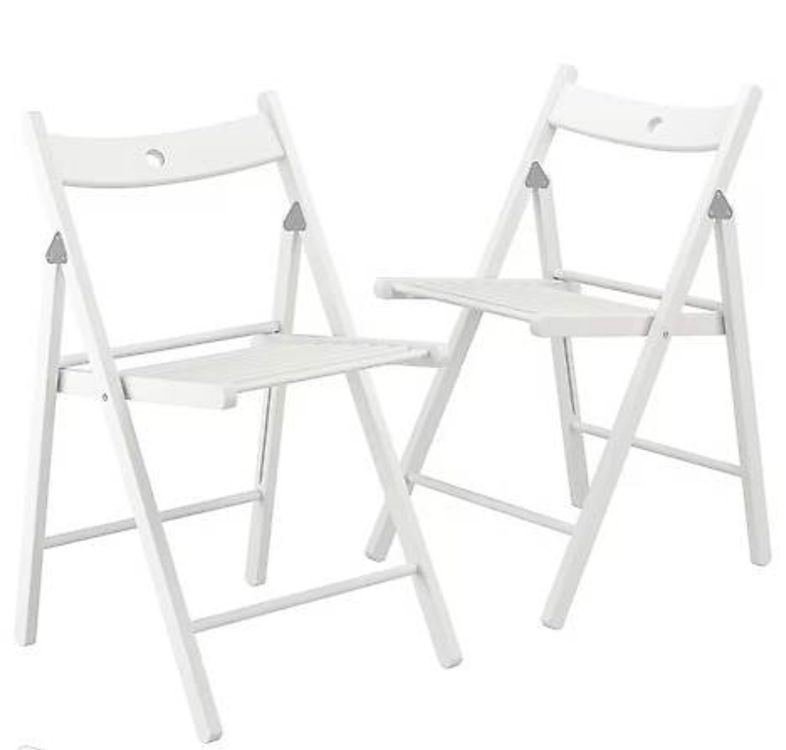 Weißer Ikea HolzKlappstuhl (Terje) Kaufen auf Ricardo