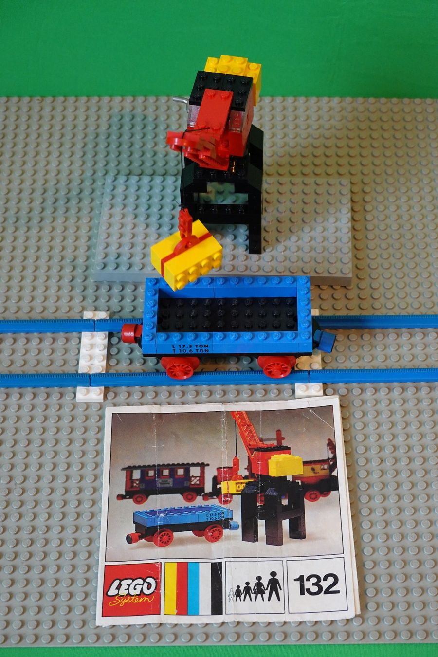 Lego Giocattoli: Lego 132 Kran und Wagen – Usato da Basel venduto da iwakuni